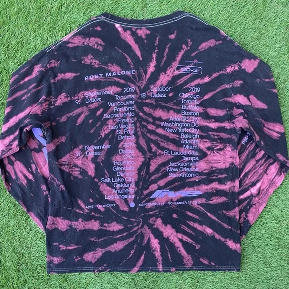 POST MALONE HOLLYWOOD’S BLEEDING 2019 TOUR T-SHIRT | MEDIUM - Picture 8 of 8